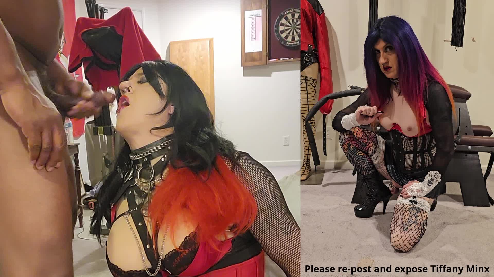 Goth Princess Whore Tiffany Minx - Story Time and Blowjob 1